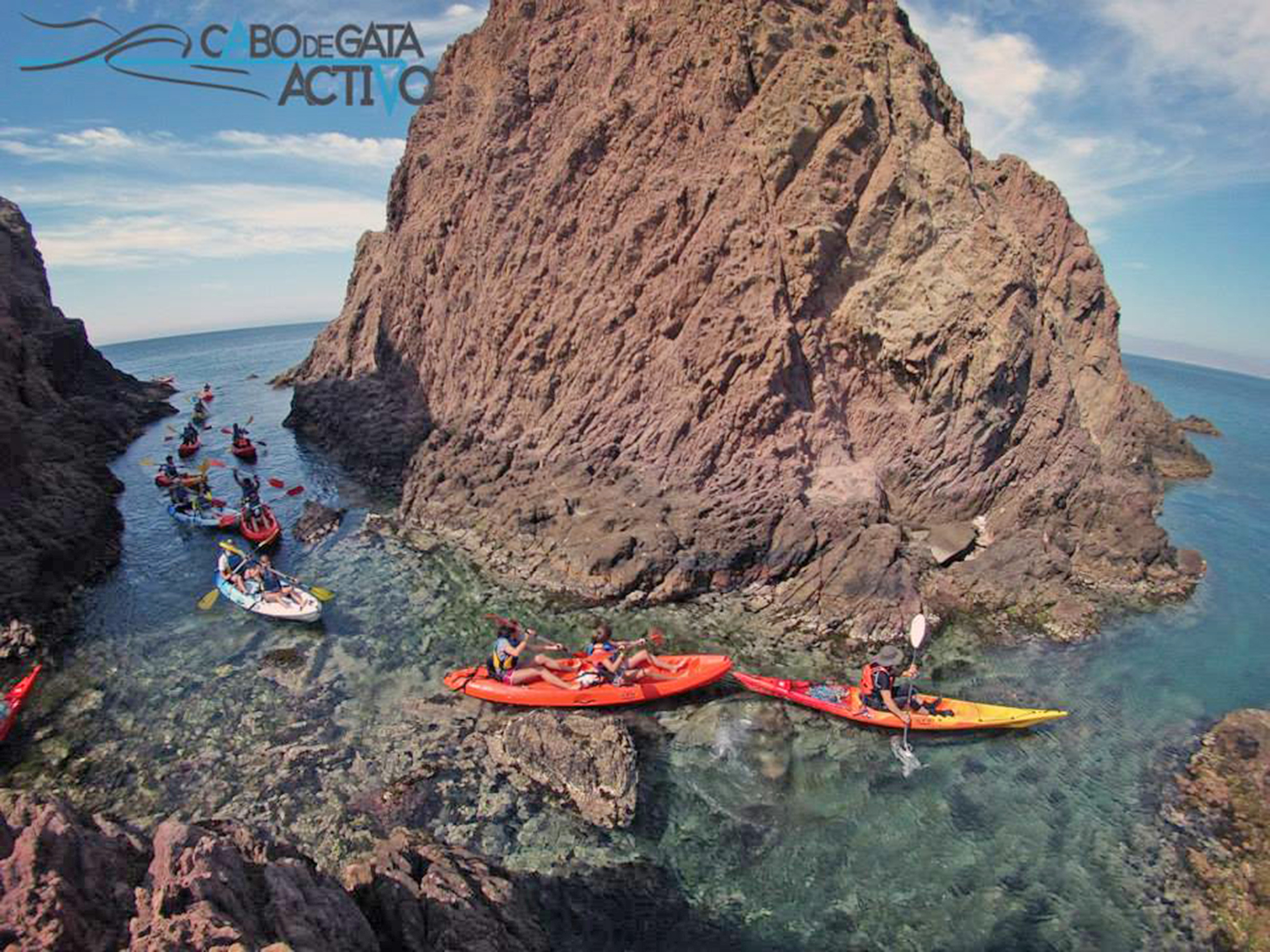 Rutas guiadas en kayak en Cabo de Gata