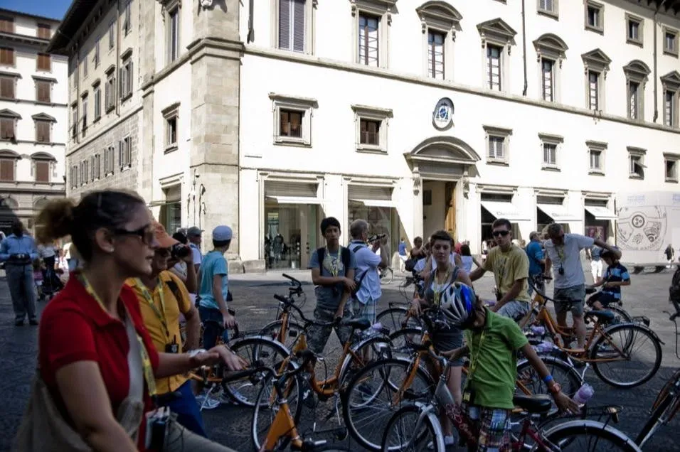 Firenze: Tour audio guidato in bicicletta