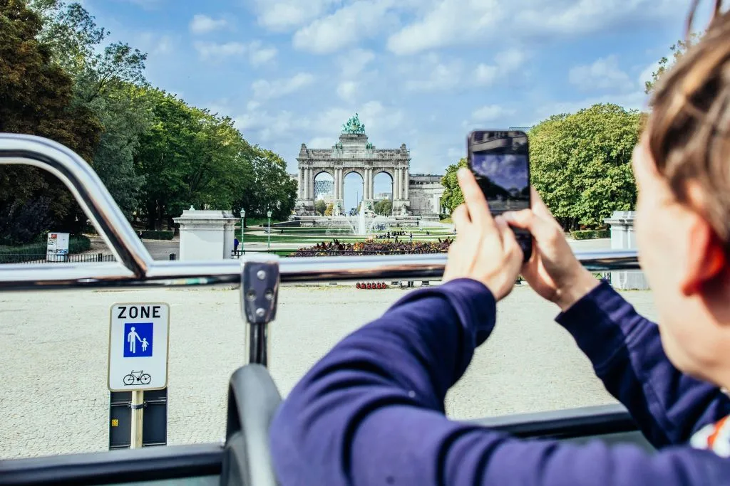 Tootbus Bruxelas: Passeio de ônibus elétrico hop-on hop-off + Mundo da cerveja belga