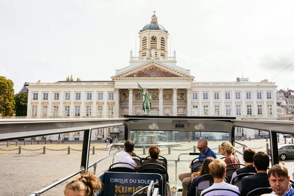 Tootbus Bruxelas: Passeio de ônibus elétrico hop-on hop-off + Mundo da cerveja belga