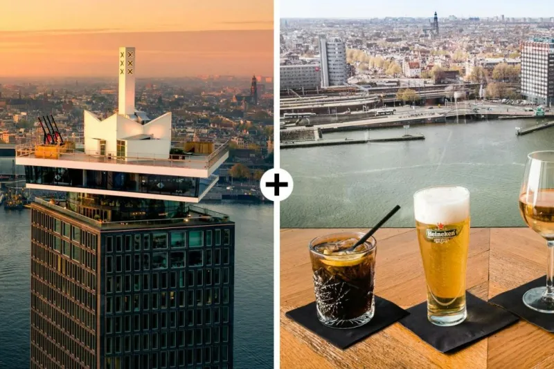 A'DAM Lookout : Billet d'entrée + 1 Boisson
