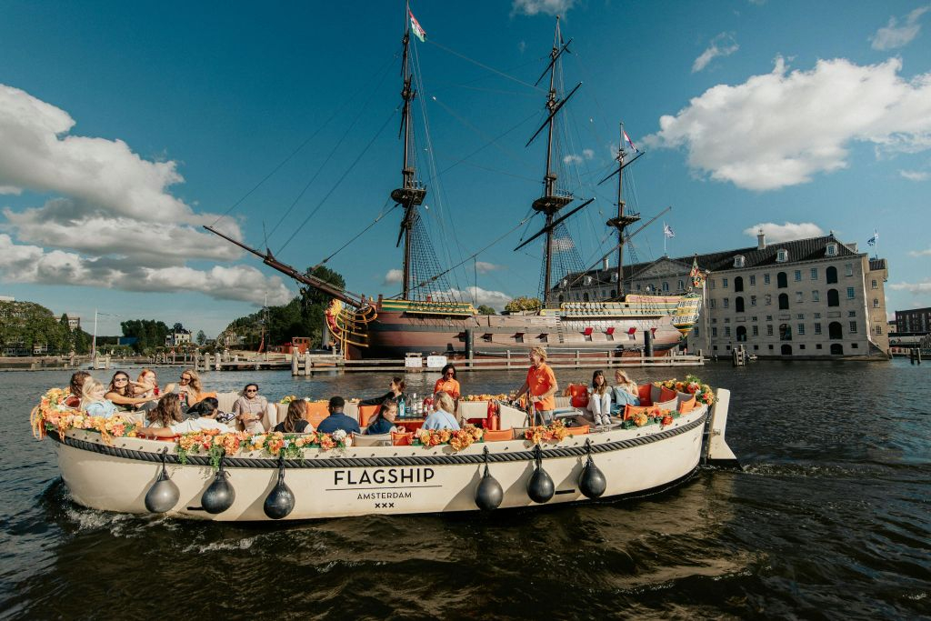 SAIL Amsterdam 2025: Open Boat Cruise with Drink