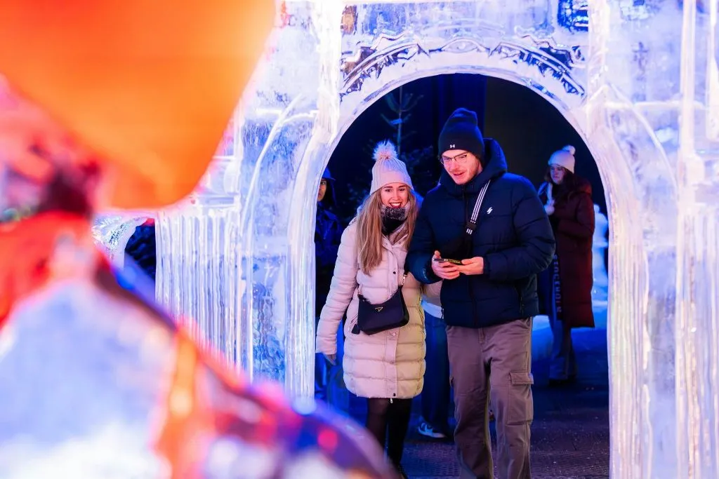 Art Below Zero: Entrée pour l'exposition de sculptures sur glace 