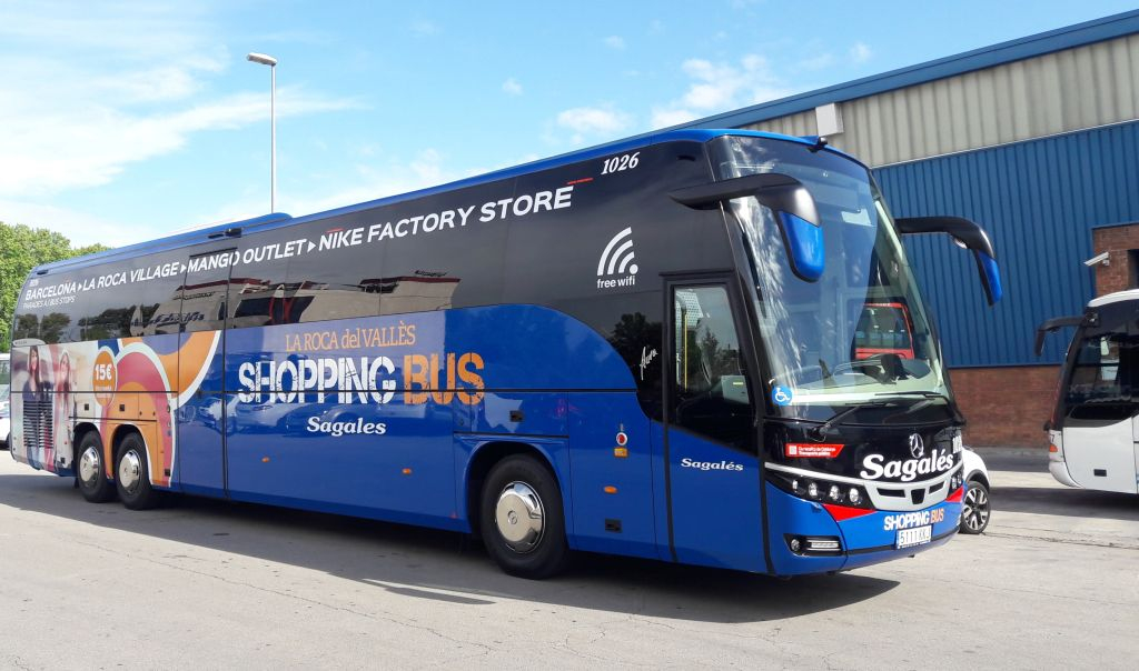 Bus Sagalés a La Roca Village