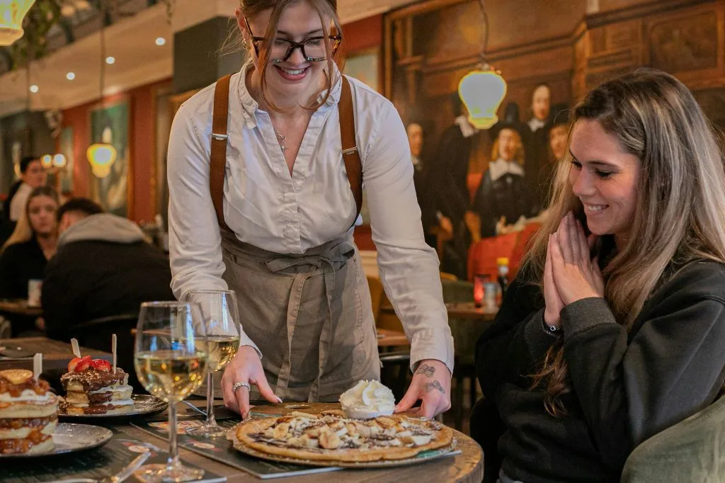 Mestres holandeses da panqueca: Panquecas e bebidas