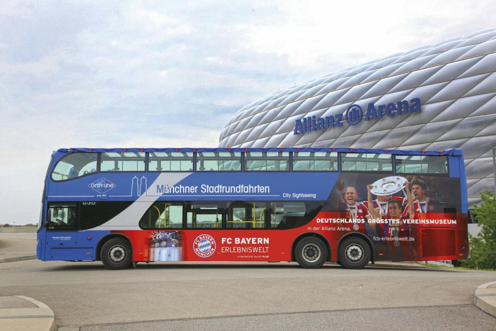 Visita a la ciudad de Múnich en autobús + visita al Allianz Arena del FC Bayern de Múnich