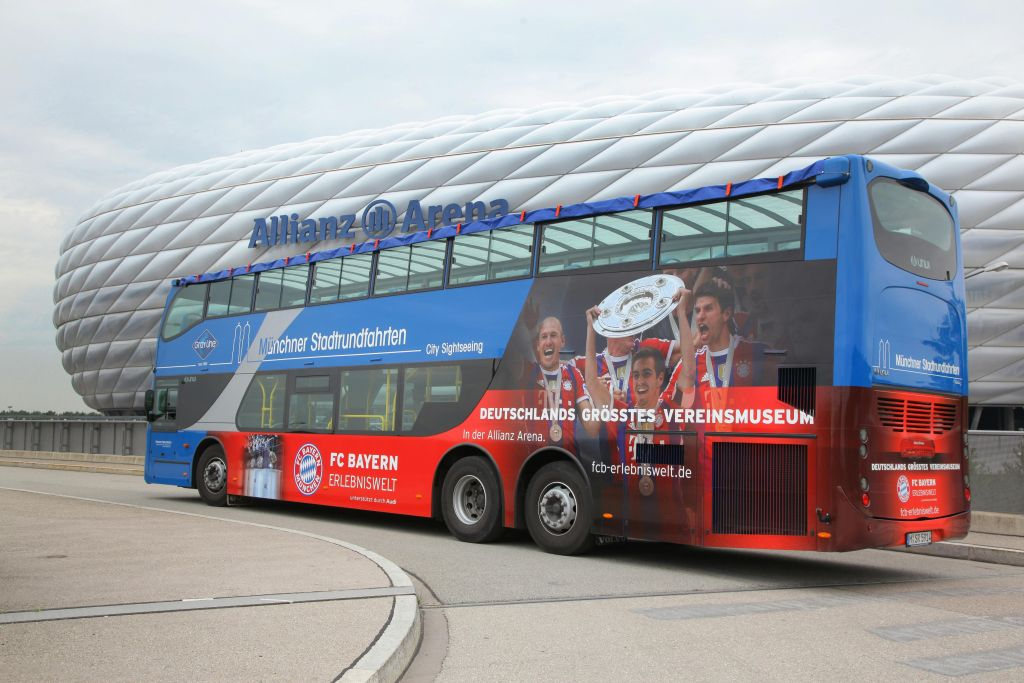 Visita a la ciudad de Múnich en autobús + visita al Allianz Arena del FC Bayern de Múnich