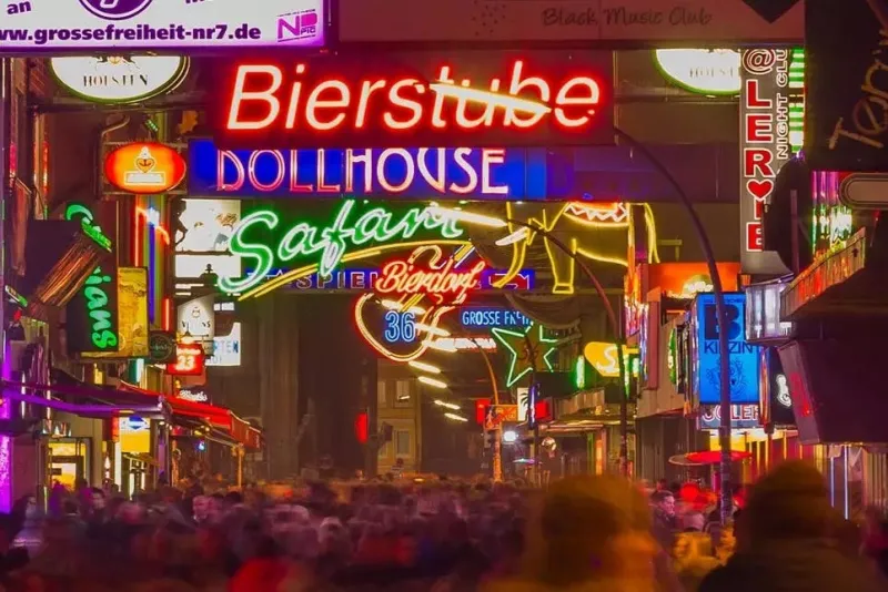 Reeperbahn Hamburgo: Visita guiada com bebida