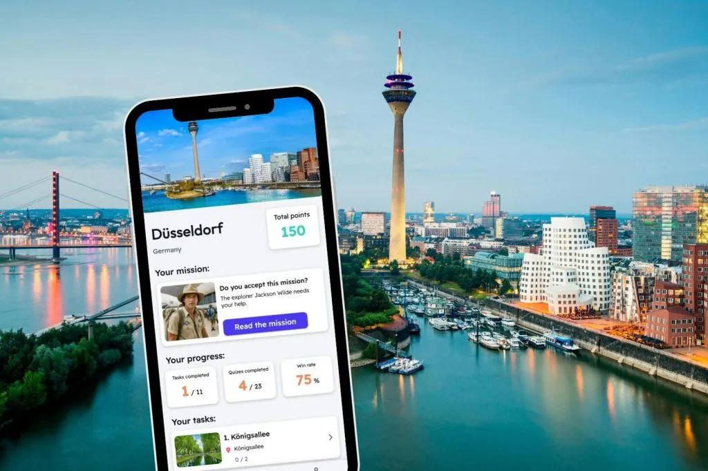 Düsseldorf : Jeu d'exploration de la ville