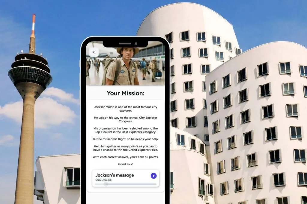 Düsseldorf : Jeu d'exploration de la ville