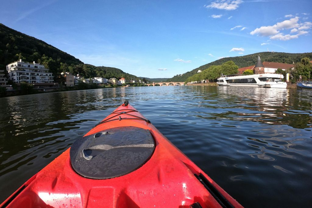 Excursiones en kayak por el río Neckar en Heidelberg