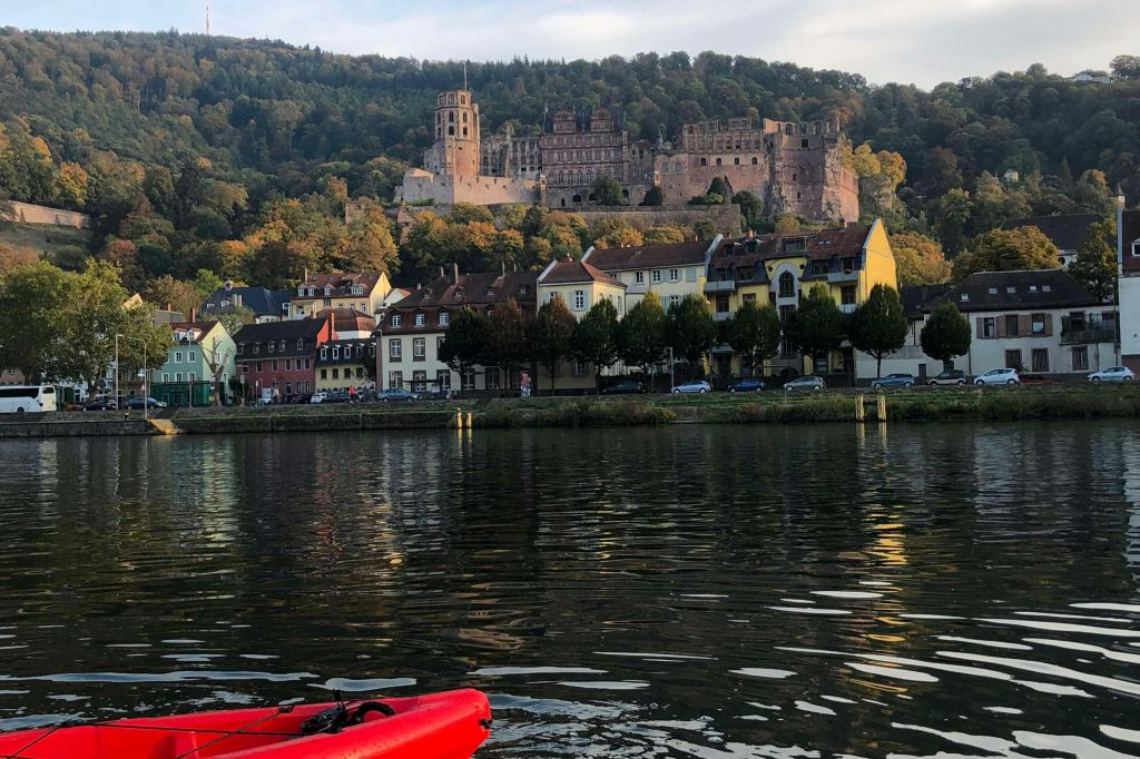 Excursiones en kayak por el río Neckar en Heidelberg