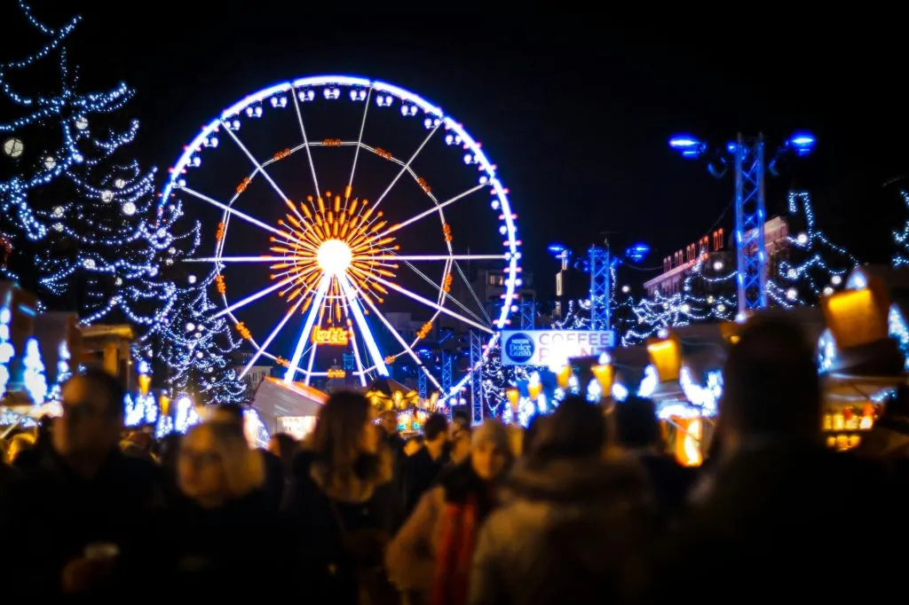 Bruxelles : Circuit des lumières de Noël