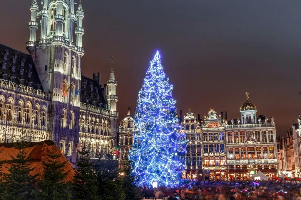 Bruxelles : Circuit des lumières de Noël