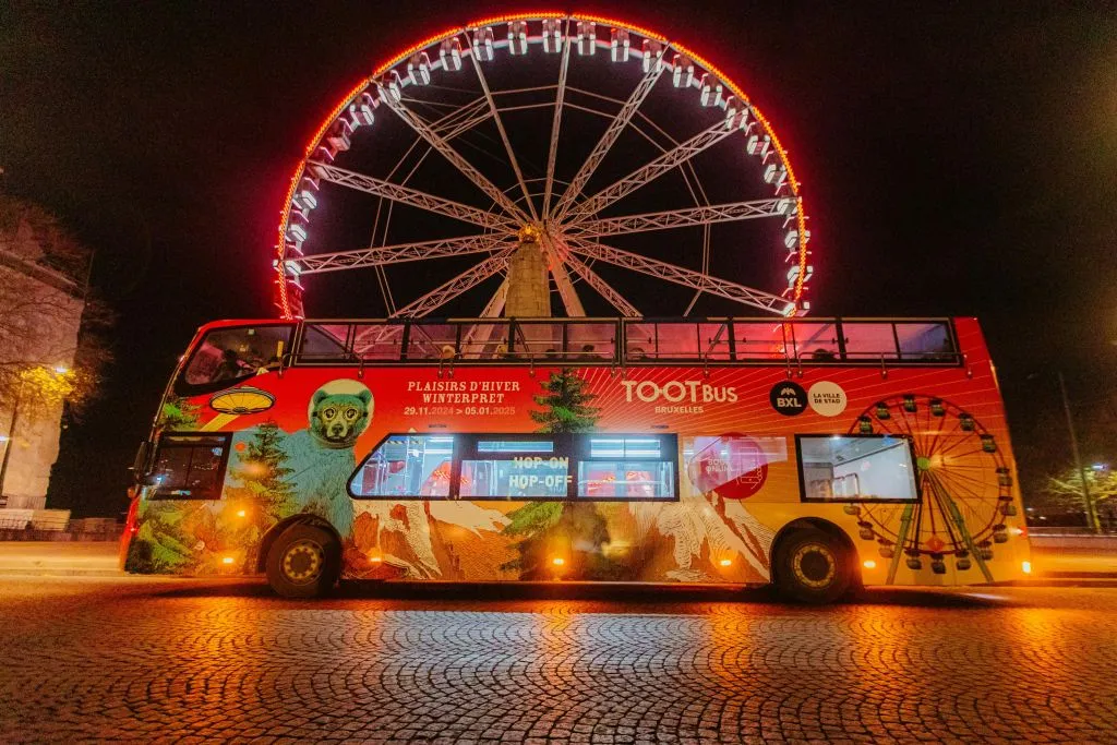 Bruxelles : Circuit des lumières de Noël