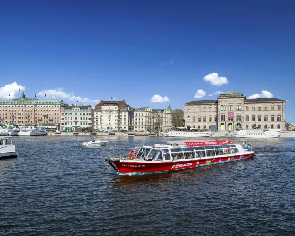 Estocolmo: Passeio de barco hop-on hop-off