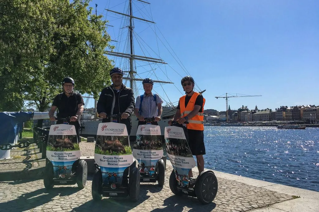 Passeio de Segway pela Cidade de Estocolmo