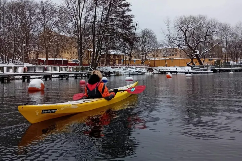 Stockholm: Winter Kayak Tour