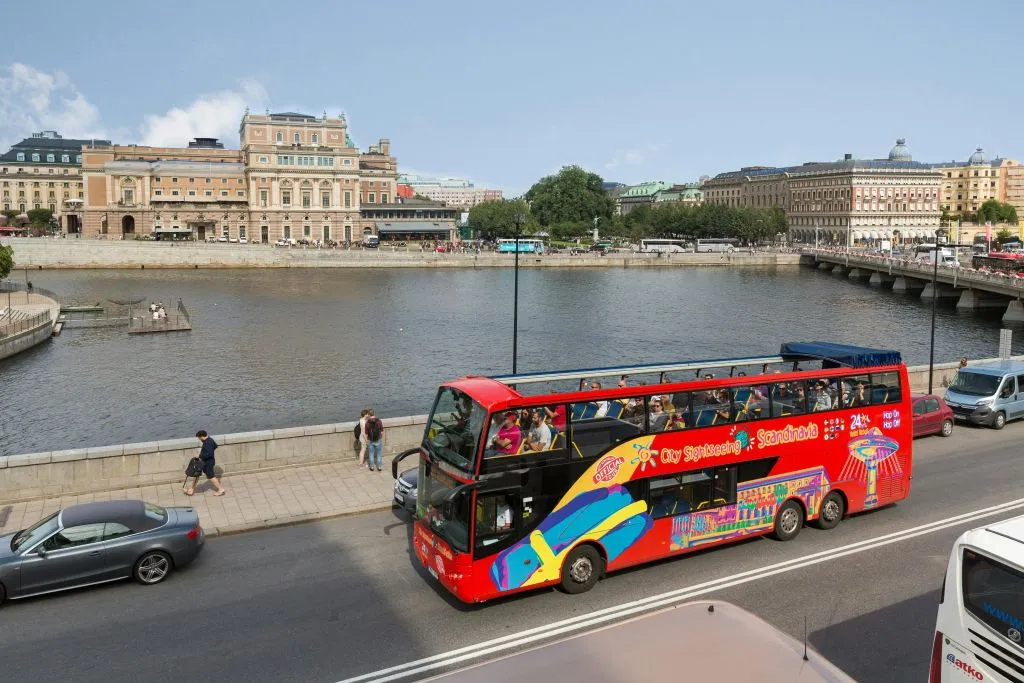City Sightseeing Estocolmo: ônibus hop-on hop-off + passeio de barco