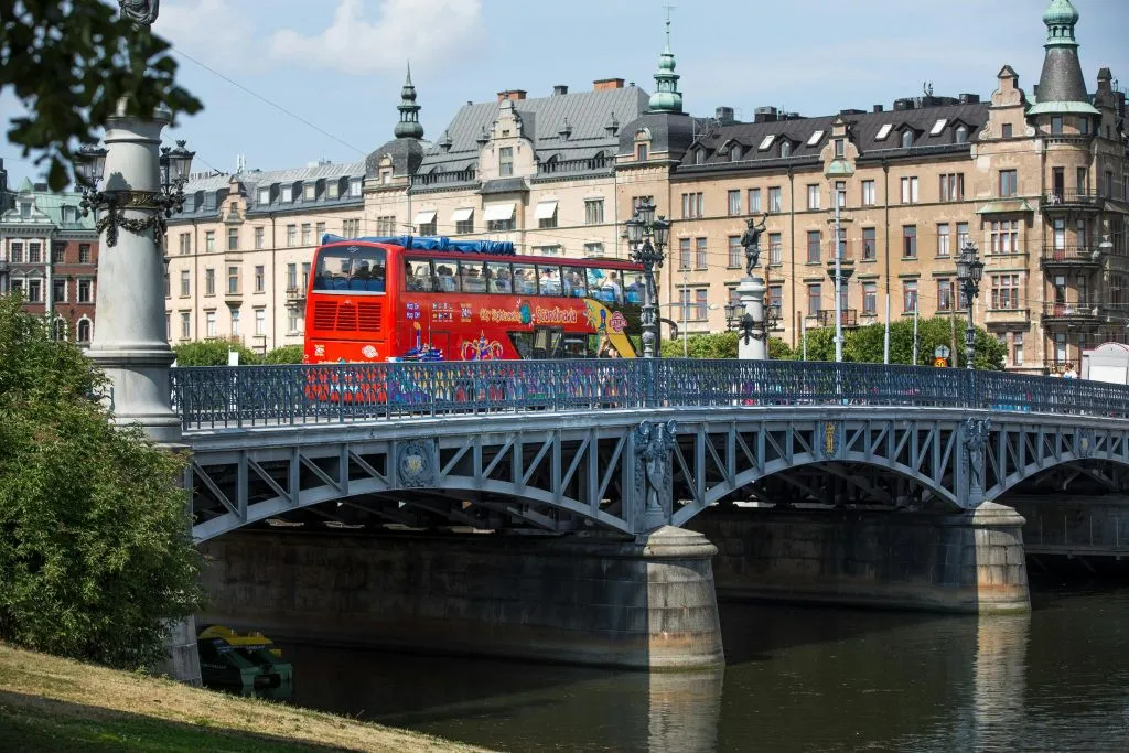 City Sightseeing Estocolmo: ônibus hop-on hop-off + passeio de barco