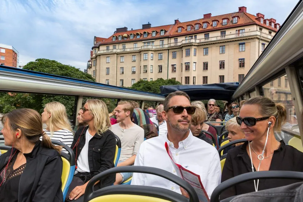 City Sightseeing Estocolmo: ônibus hop-on hop-off + passeio de barco