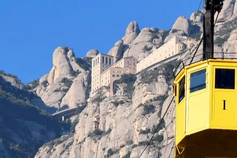 Teleférico Montserrat: Ascensão e Descida