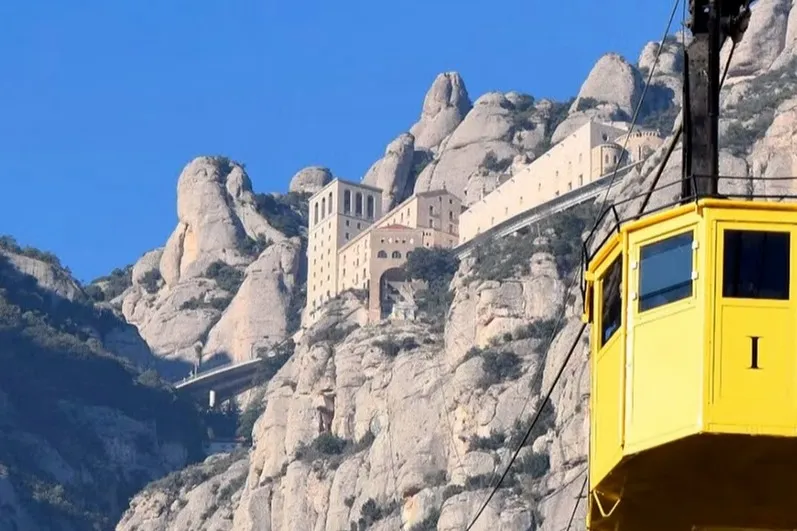 Montserrat Cable Car: Ascent and Descent
