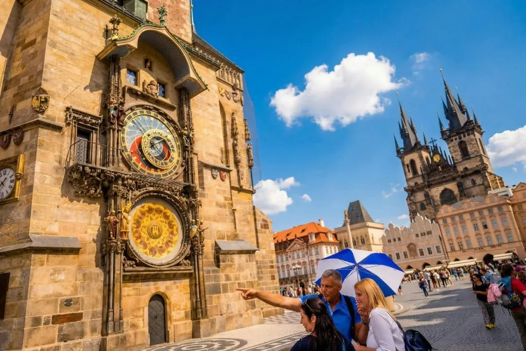 Prague : Visite de la ville à pied + Tour de l'horloge astronomique