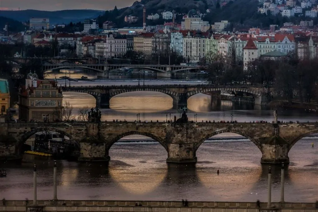 Prague : Pont Charles et Petite Ville