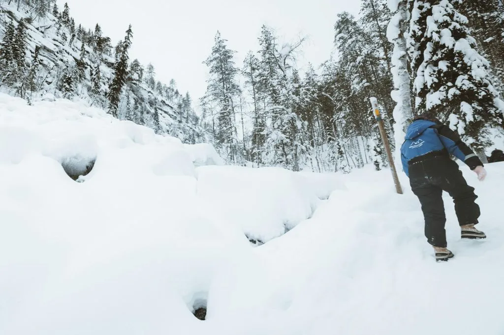 Korouoma Canyon: Frozen Waterfalls Trip From Rovaniemi