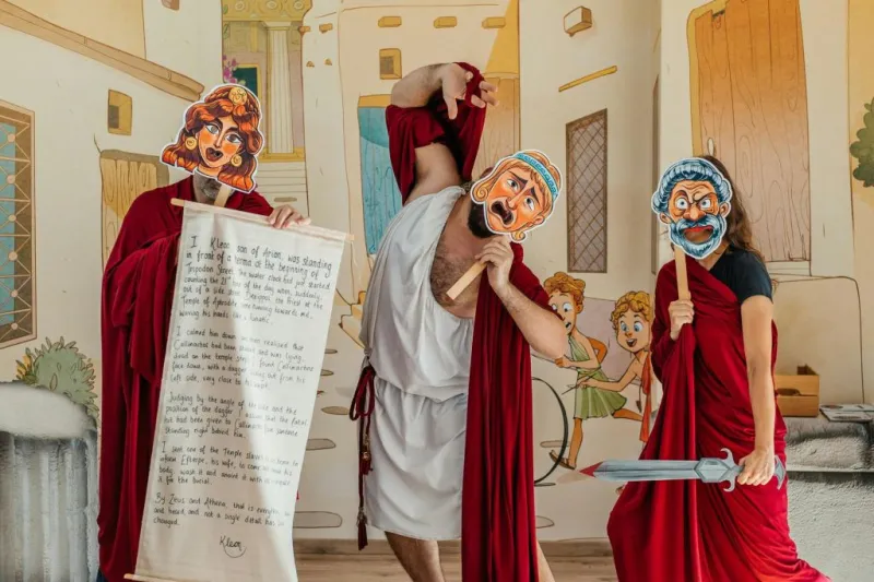 Museo viviente de Atenas: Experiencia de Misterio y Asesinato en el Teatro de la Antigua Grecia