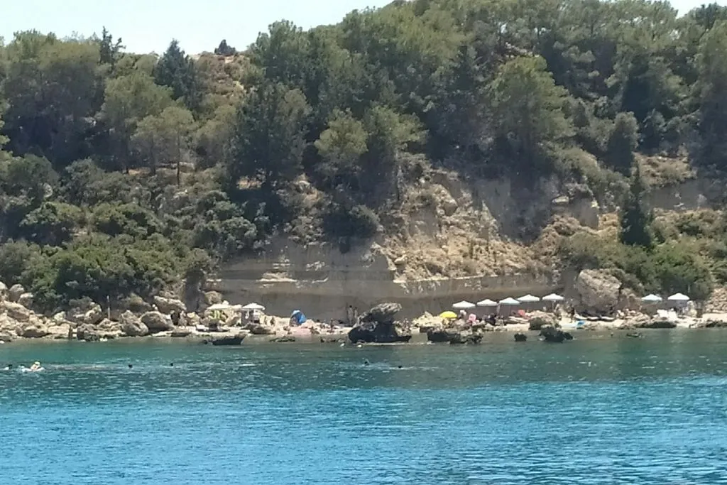 Rodes: Kallithea, praia de Afandou e passeio de cruzeiro pela baía de Anthony Quinn
