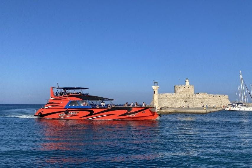 Rhodes : Bateau à grande vitesse pour Lindos