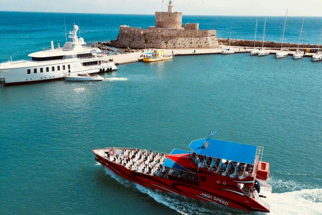 Rhodes : Bateau à grande vitesse pour Lindos
