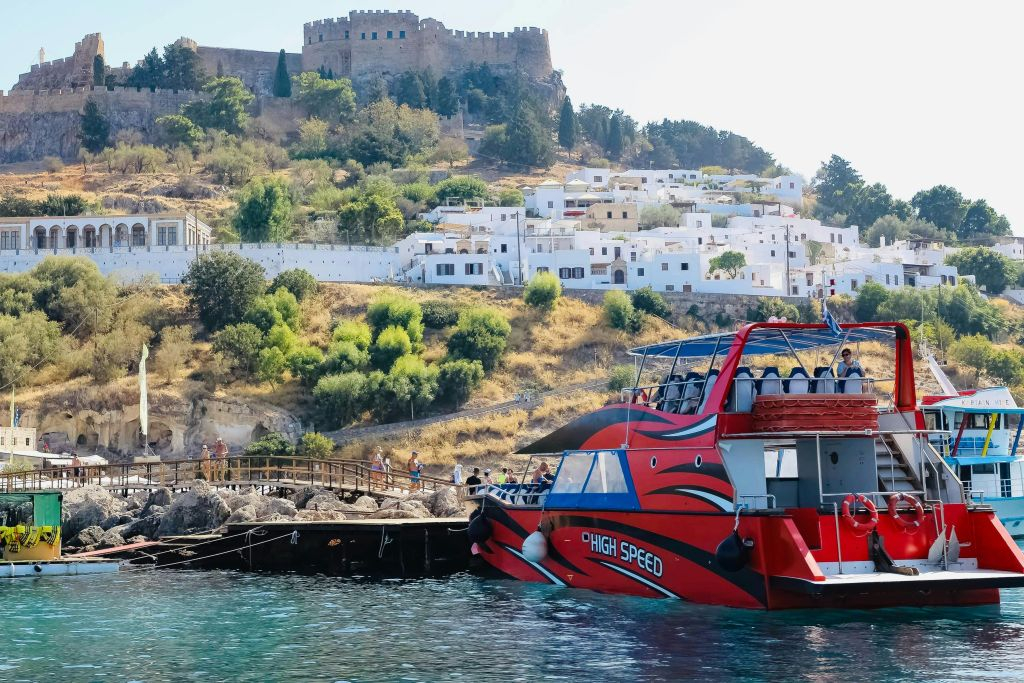 Rhodes : Bateau à grande vitesse pour Lindos