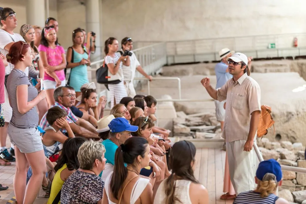 Tour de um dia de Santorini a Akrotiri com o pôr-do-sol em Oia