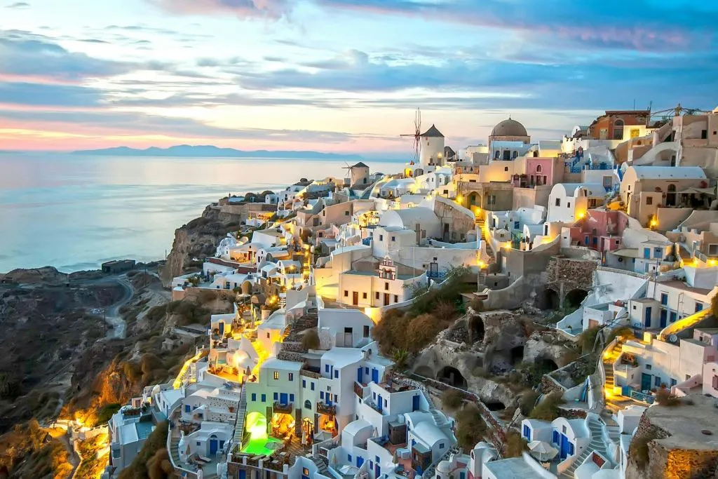 Tour de um dia de Santorini a Akrotiri com o pôr-do-sol em Oia