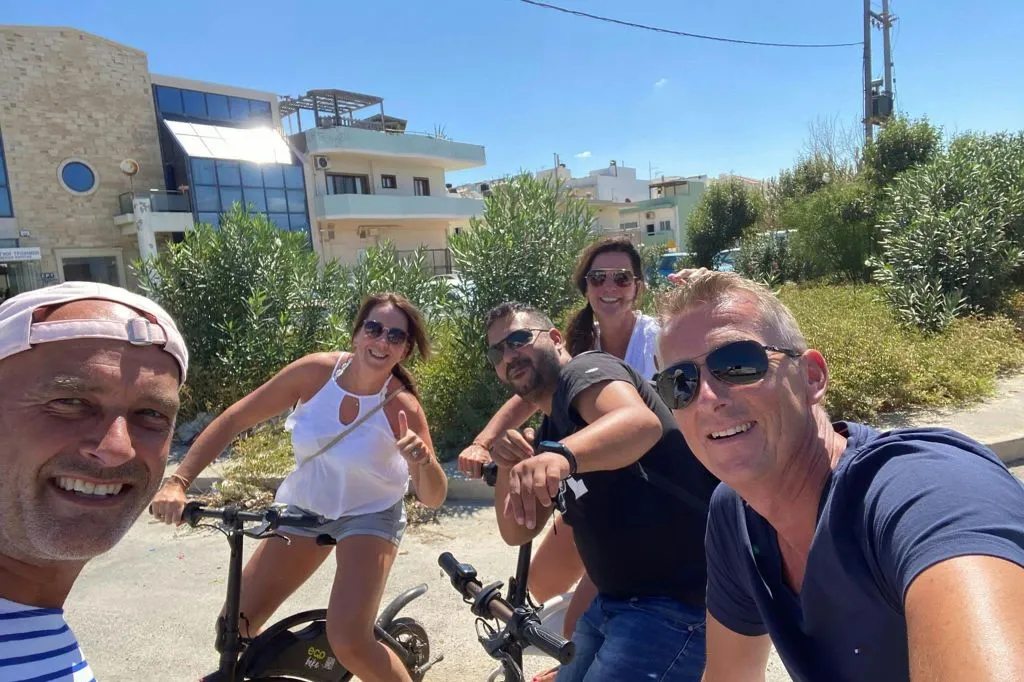 Héraklion : Visite de la ville en Ecobike + dégustation de mets et de vins