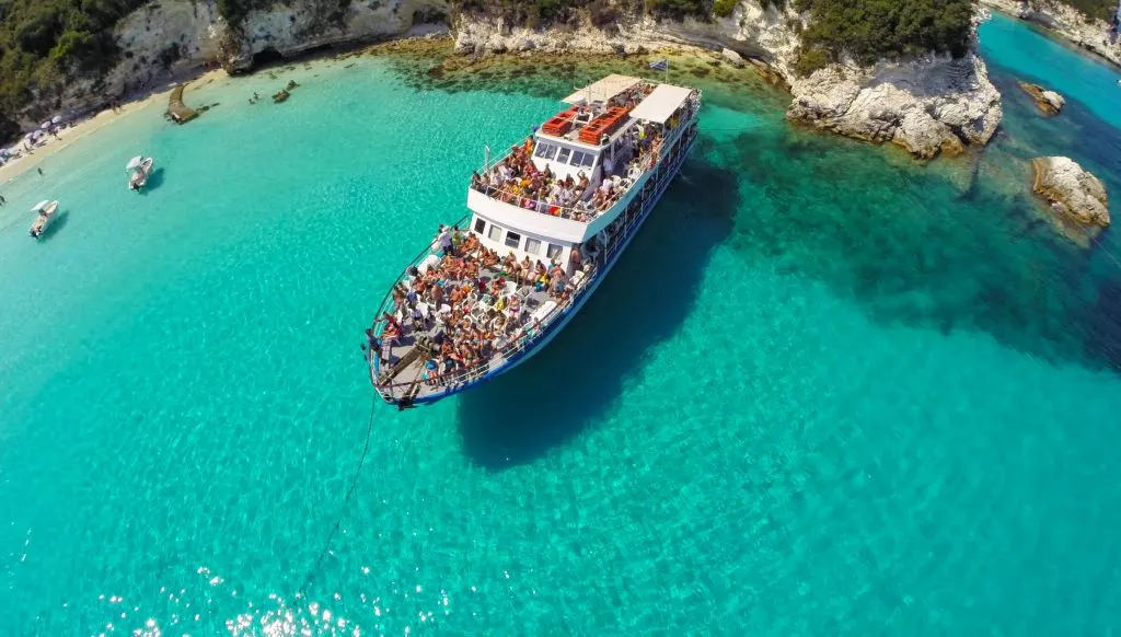 Paxos & Antipaxos Blue Caves Cruise (Lakka Village) From Corfu Port