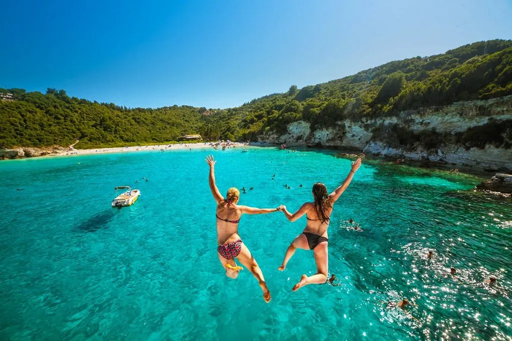 Paxos & Antipaxos Blue Caves Cruise (Lakka Village) From Corfu Port