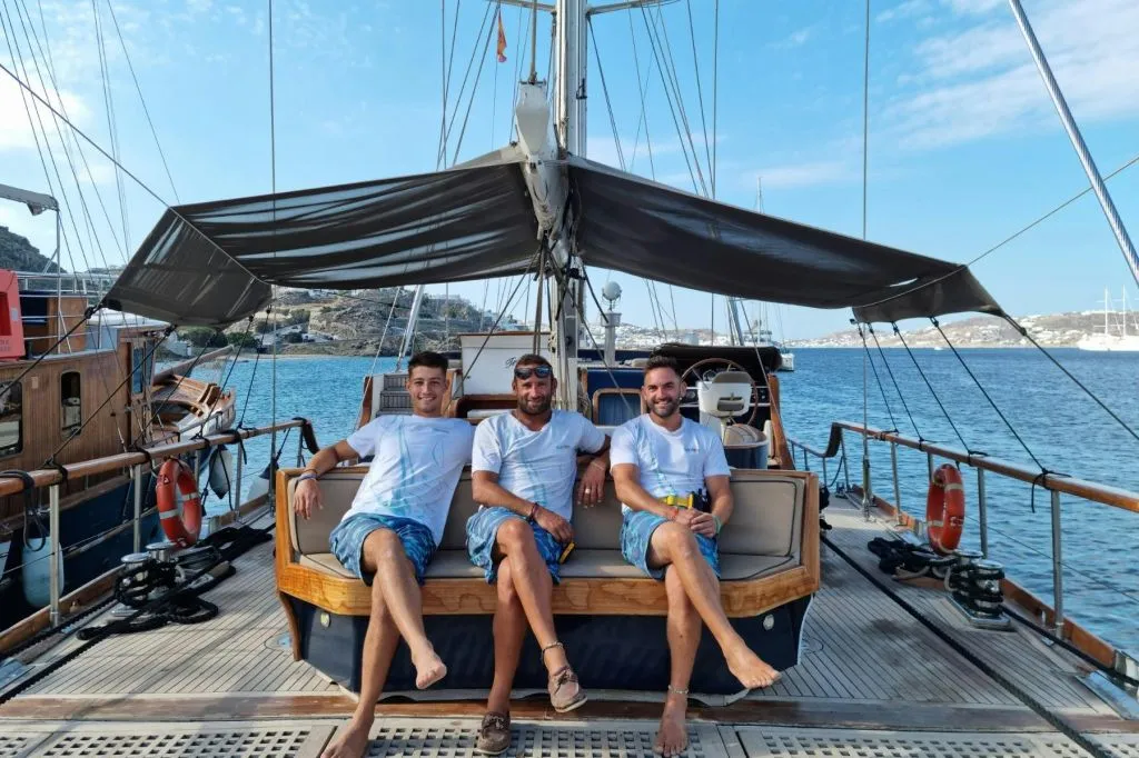 Mykonos : Croisière en bateau vers Rhenia + visite guidée de Delos
