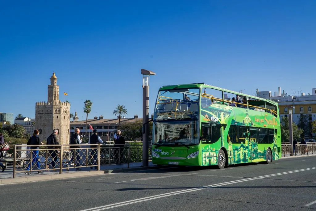 Seville: Bus Tour + Cruise + Flamenco Show + Guided City Tour