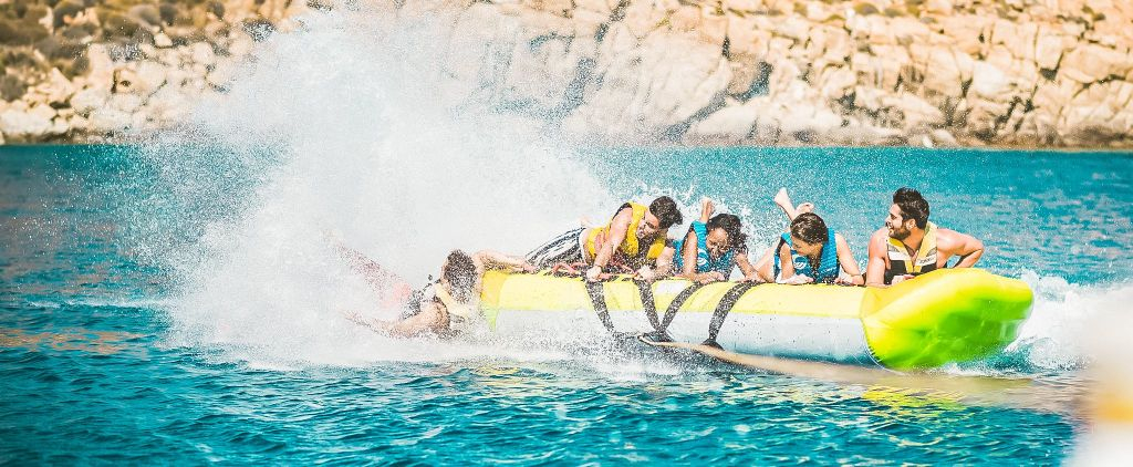 Mykonos Super Paradise Beach: Tubing Water Rental