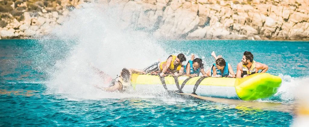 Mykonos Super Paradise Beach: Tubing Water Rental