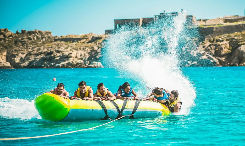 Mykonos Super Paradise Beach: Tubing Water Rental