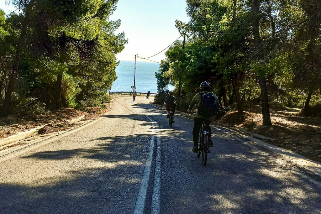 Isla Egina: Excursión Guiada en Bicicleta desde Atenas + Billete de Ferry
