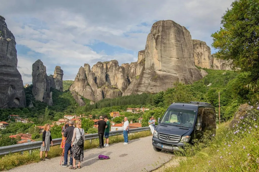 Météores : Visite guidée au coucher du soleil + prise en charge à l'hôtel