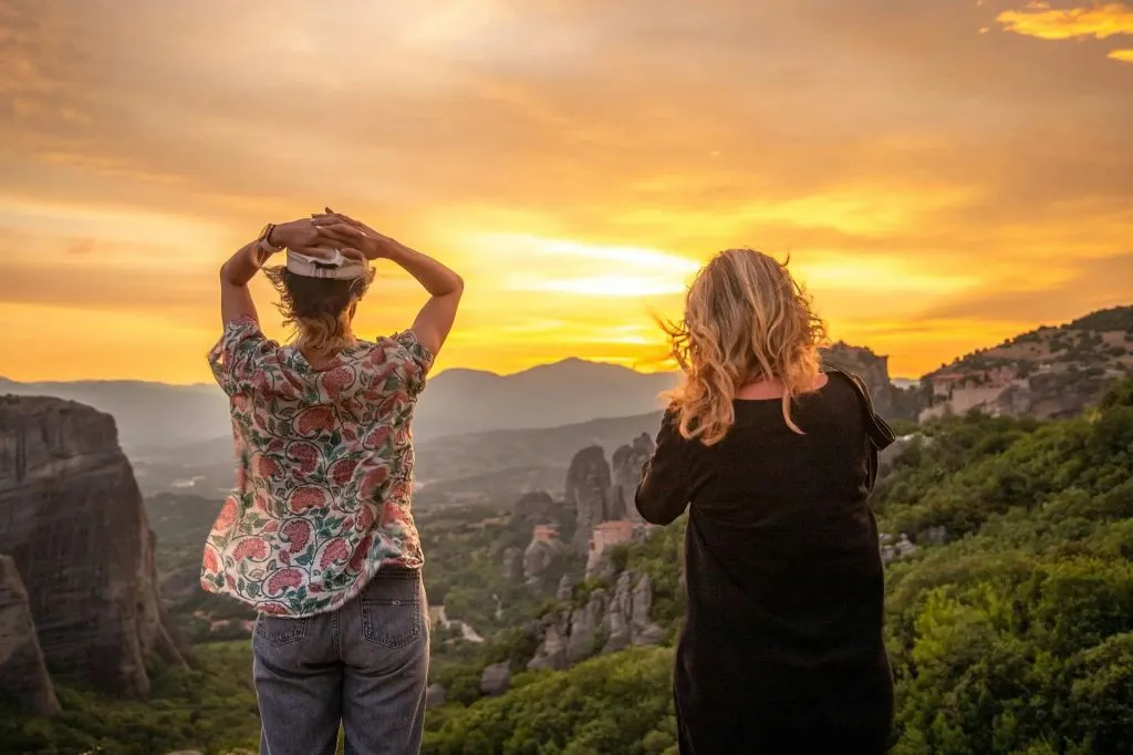 Météores : Visite guidée au coucher du soleil + prise en charge à l'hôtel