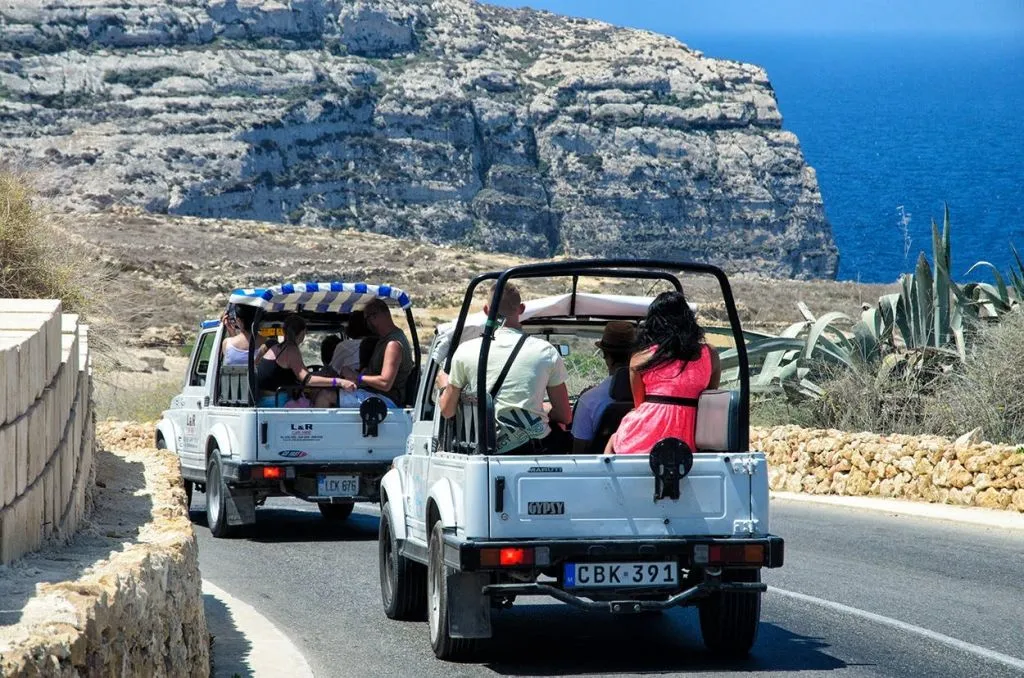 Combo Tour: Gozo Jeep Safari & Comino Cruise