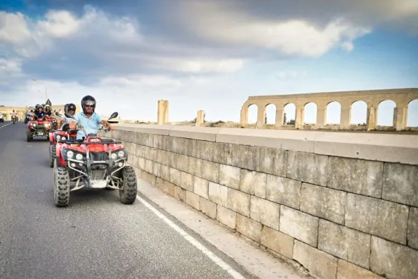 Gozo: Full-Day Guided Quad Bike Tour from Malta + Boat Ride + Lunch